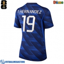 Fotballdrakt Dame Frankrike Theo Hernandez #19 Hjemmedrakt VM 2026 Kortermet